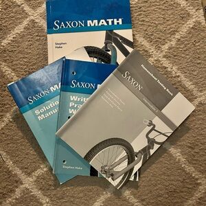 Saxon Math Homeschool Books Set